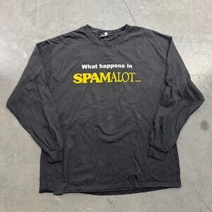 Black Spamalot long sleeve‎ tee